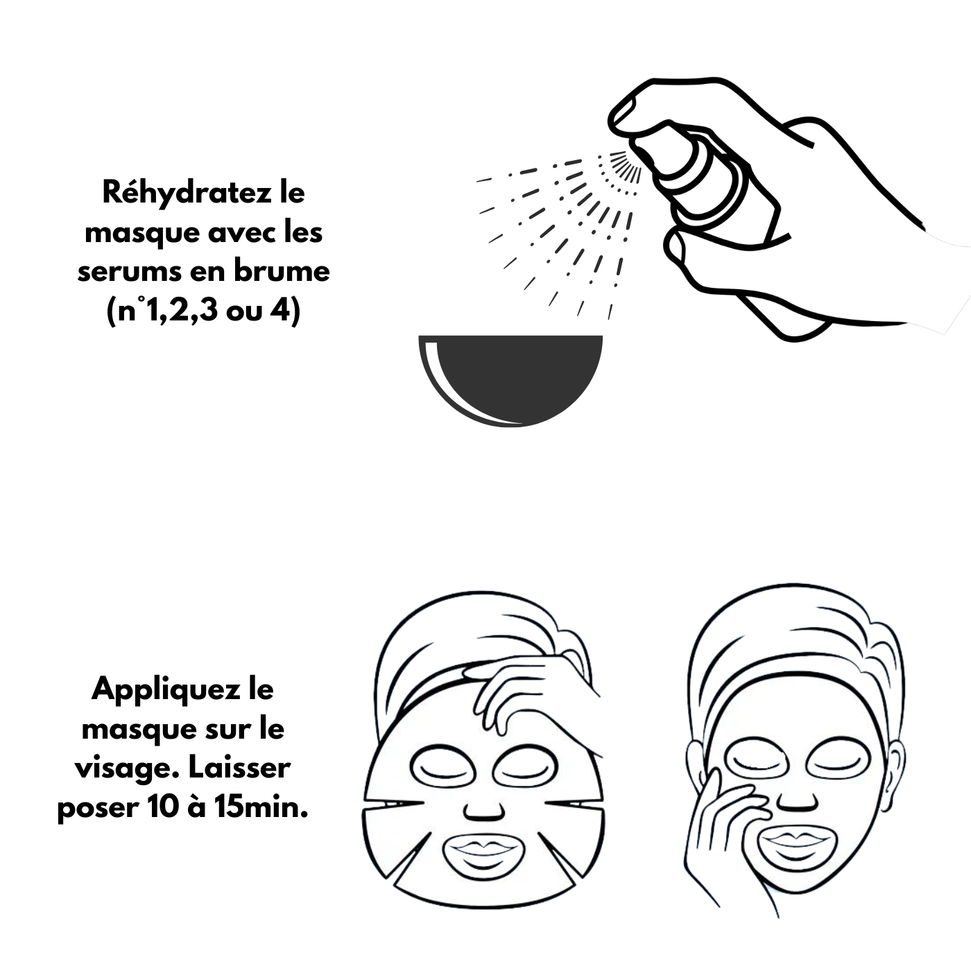 Masques compressés x10