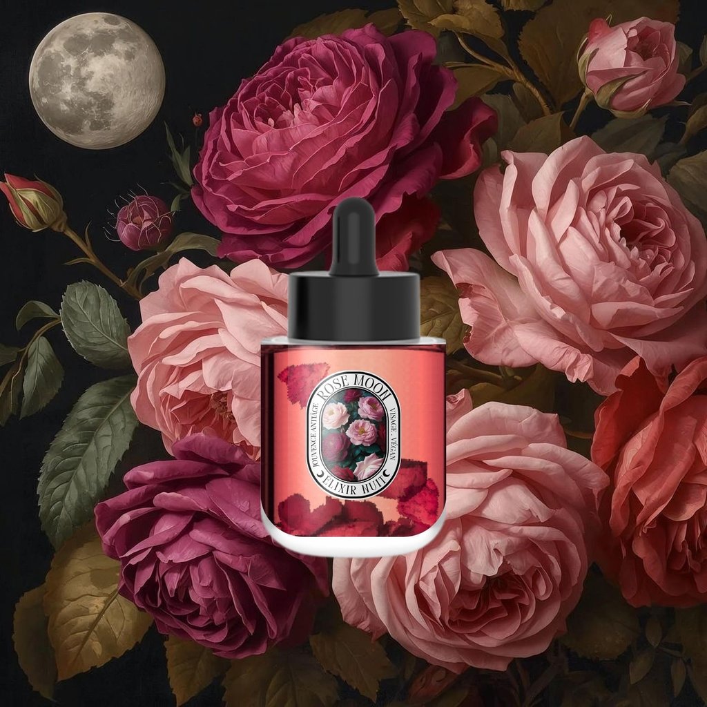 Rose Moon - élixir Nuit aux Roses & collagène végétal 