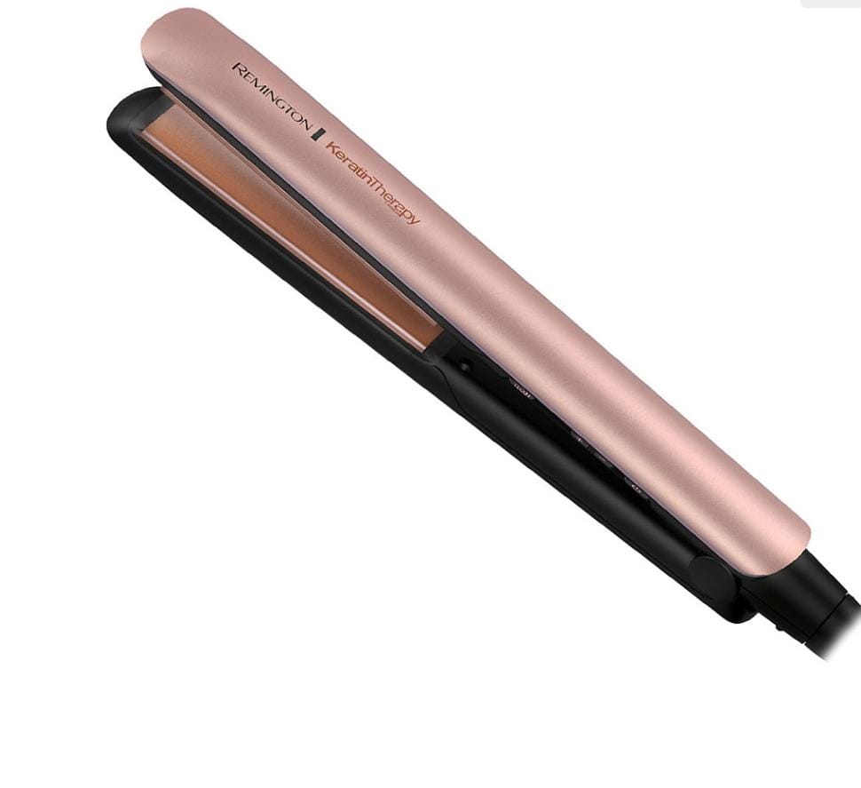Plancha Alisadora Remington Keratina y Aceite de Argán S8599