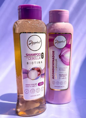 Shampoo y Acondicionador con Cebolla Anyeluz