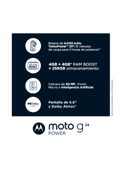 MOTO G24 POWER 256GB/4GB-