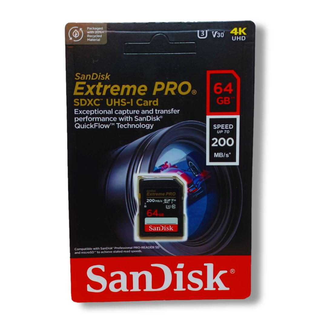 Sandisk Tarjeta De Memoria Extreme Pro Sdxc Uhs-i De 64 Gb