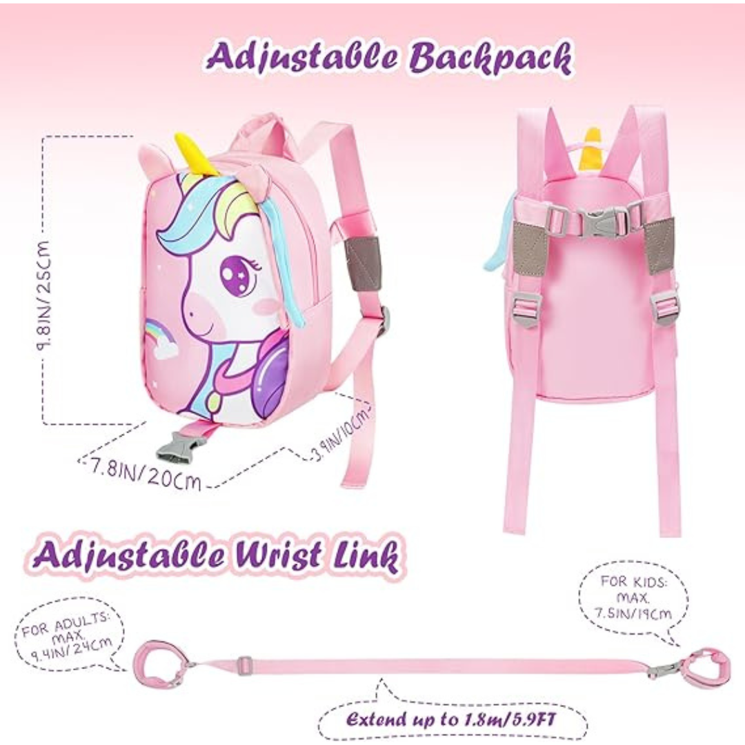 Arnes Mochila Antiperdida de unicornio con correa seguridad para niñas