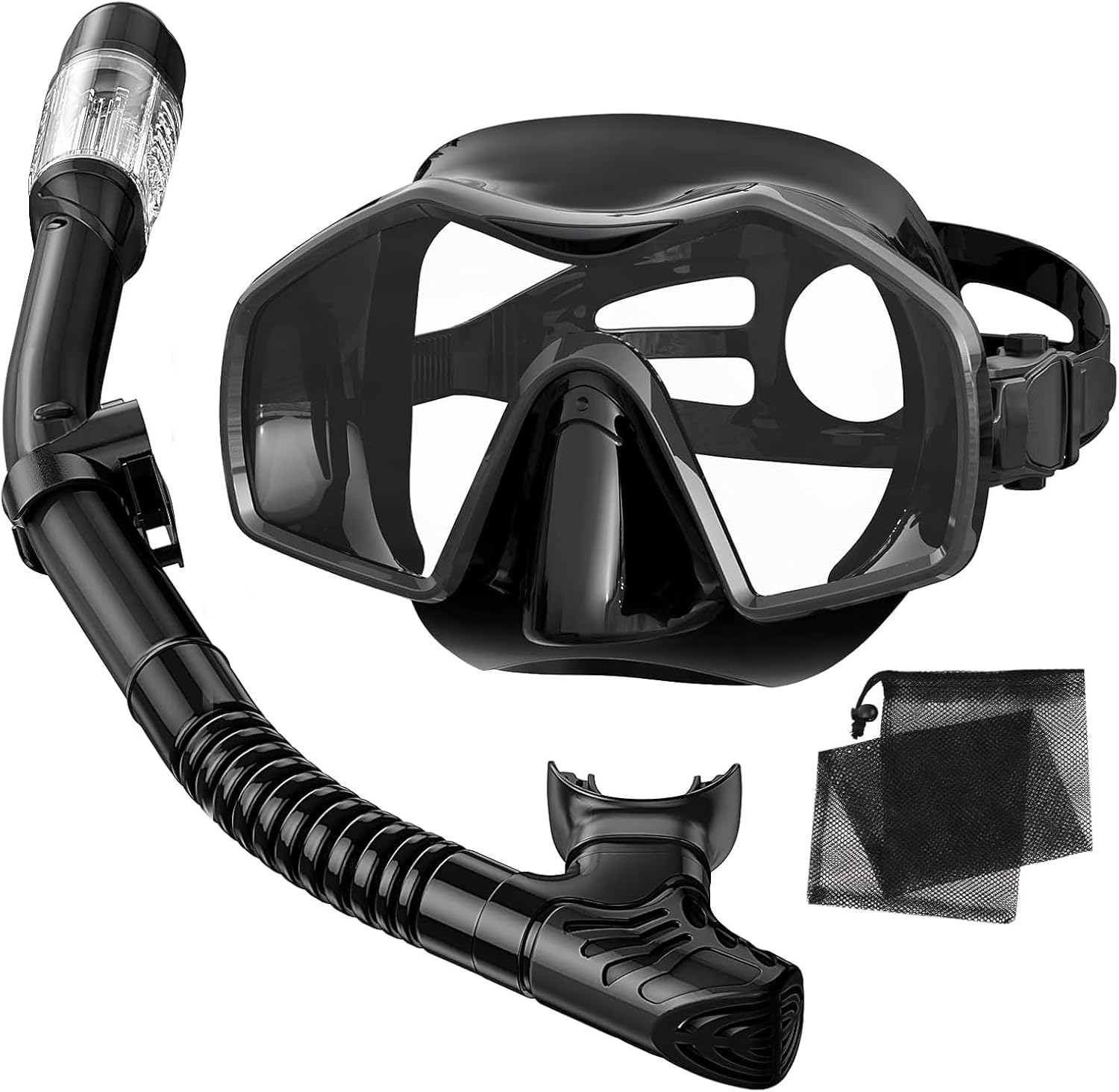 Máscara y tubo de snorkel