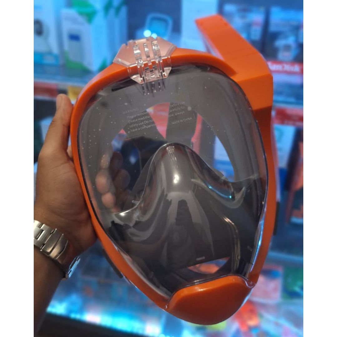 Mascara De Buceo Soporte De Camara Avokadol Careta Snorkel Full Face