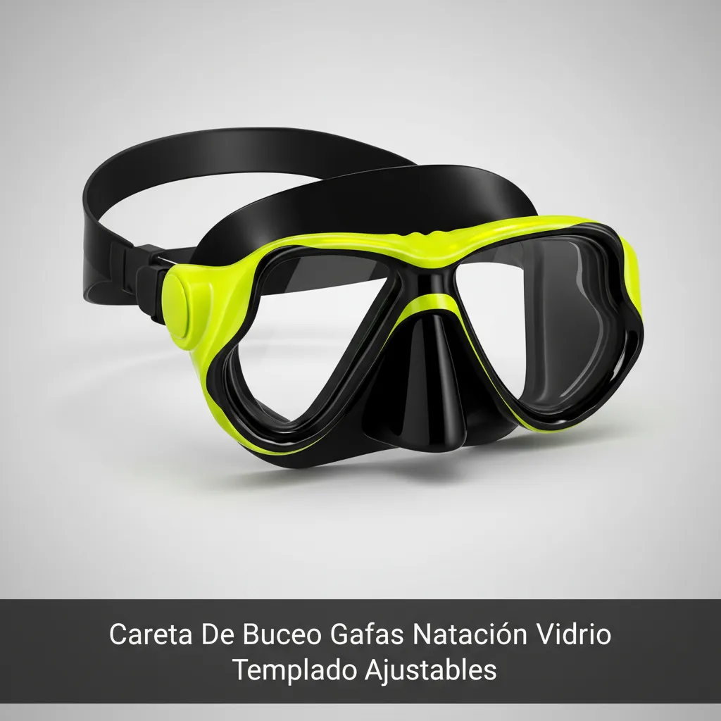 Careta de buceo mascara de srorkel color AMARILLO precio