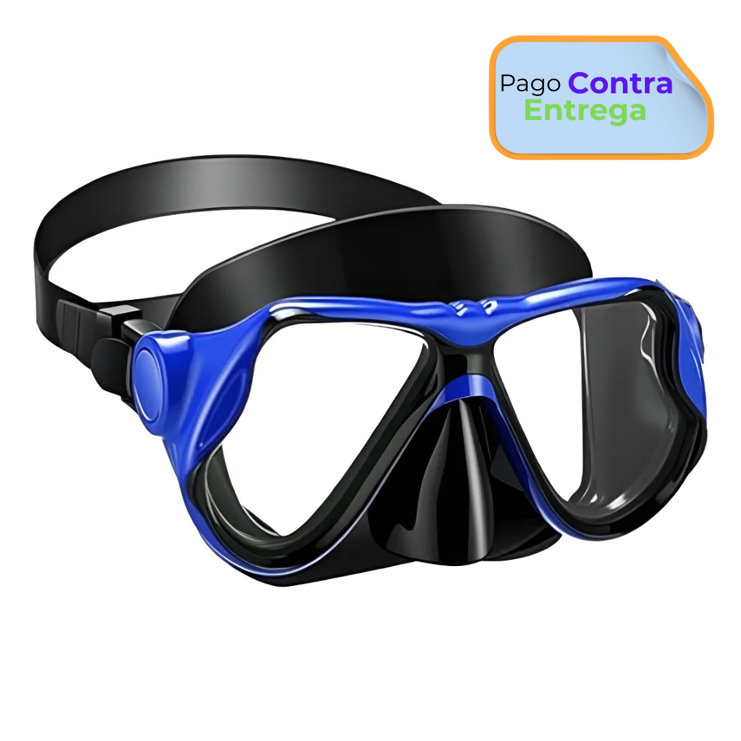 Careta de buceo mascara de srorkel color AZUL precio