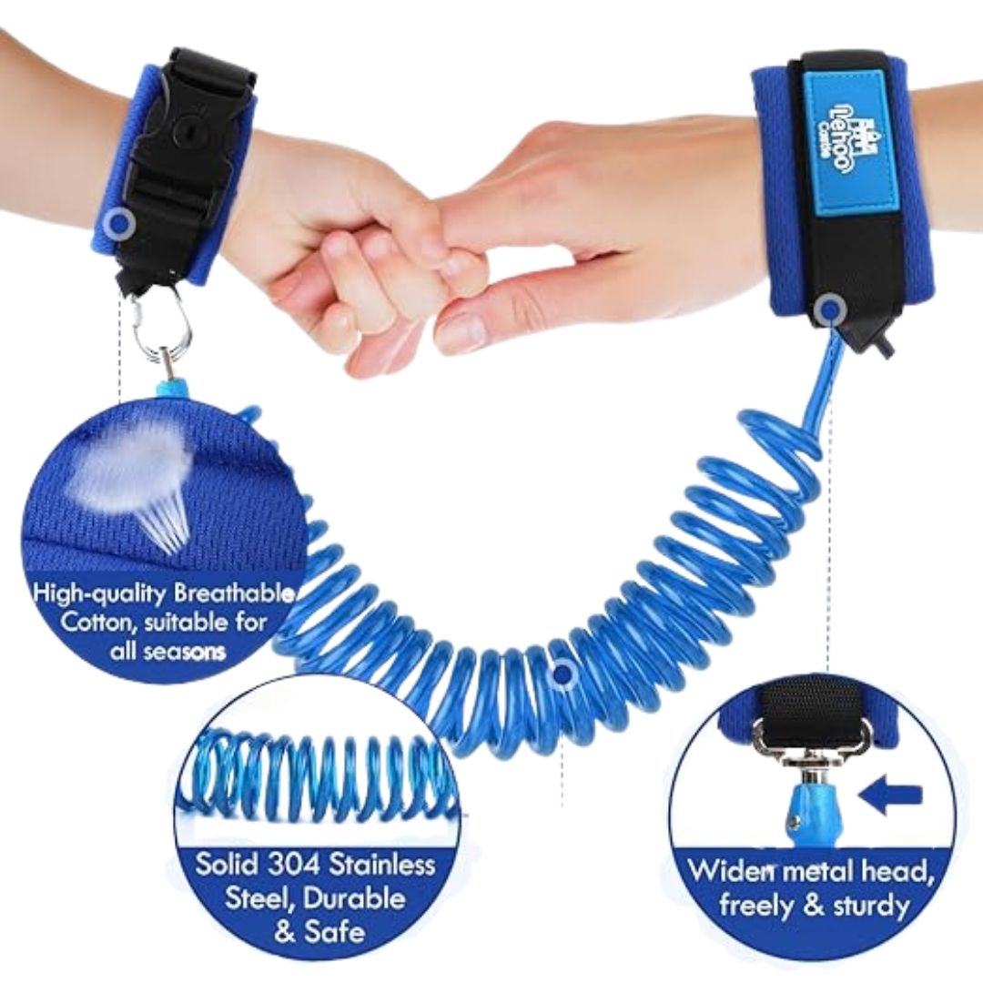 Arnés Antipérdida de dinosaurio 3 en 1 arnés, correa y pulsera con llave de seguridad 