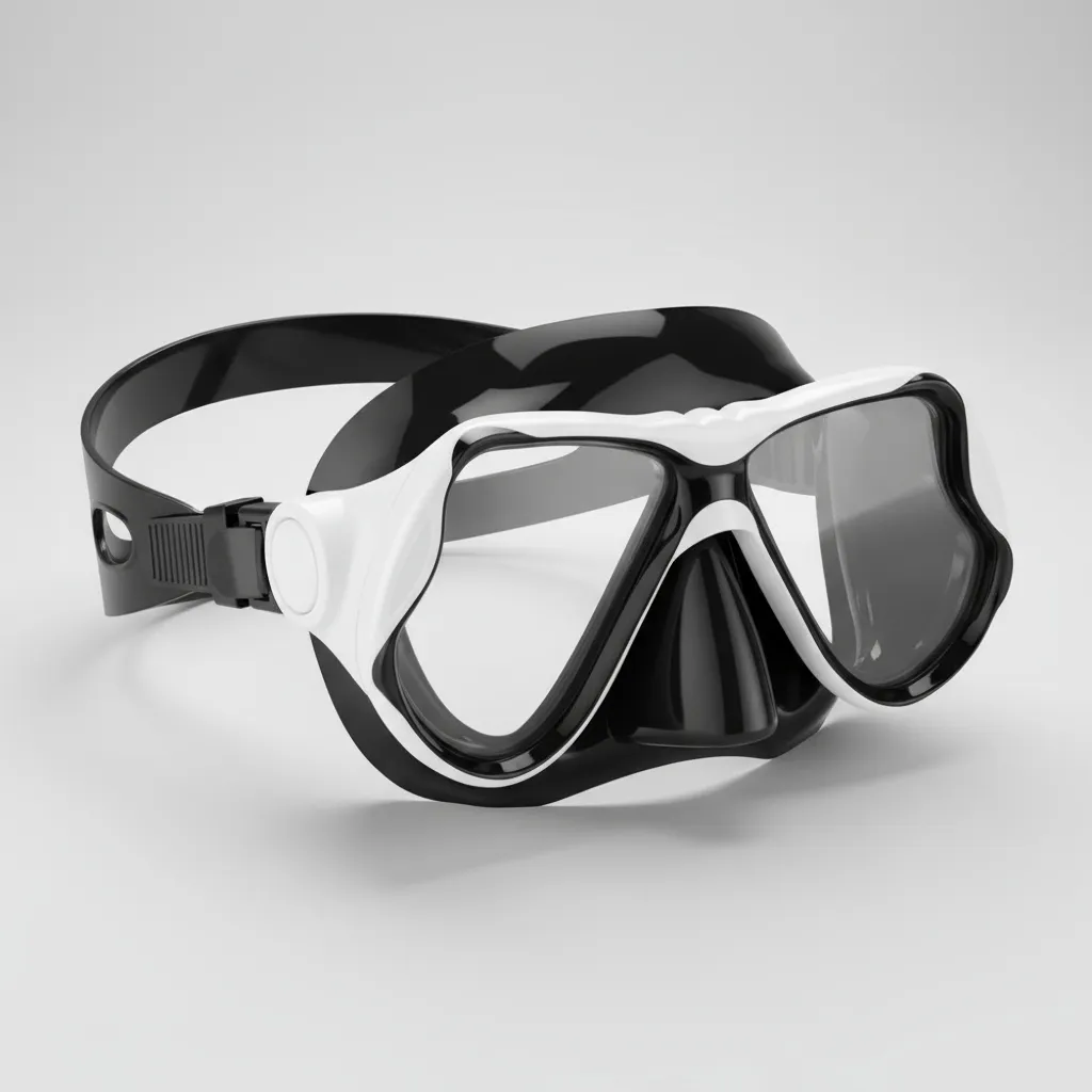 Careta de buceo mascara de srorkel color BLANCO precio