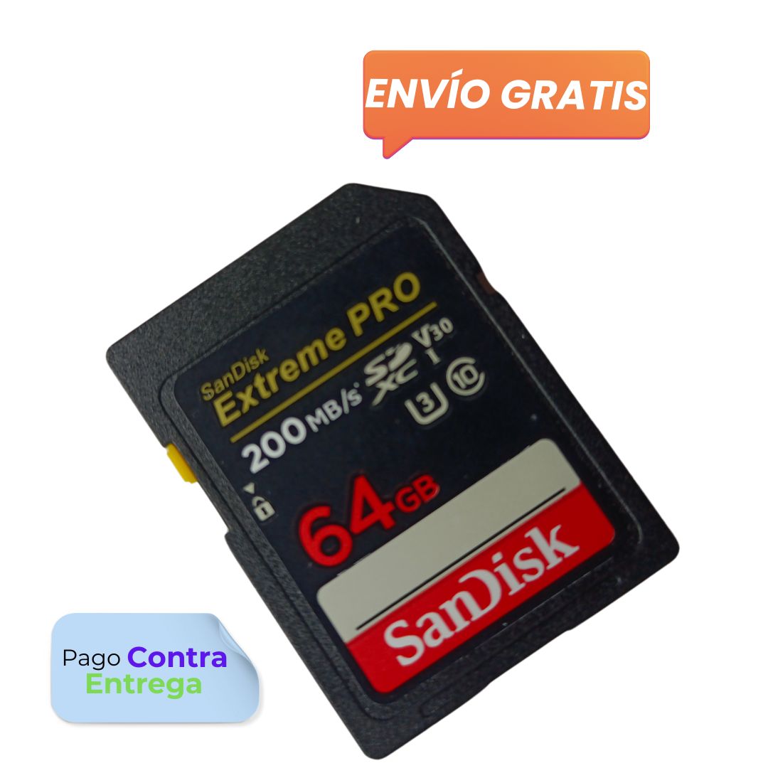 Sandisk Tarjeta De Memoria Extreme Pro Sdxc Uhs-i De 64 Gb