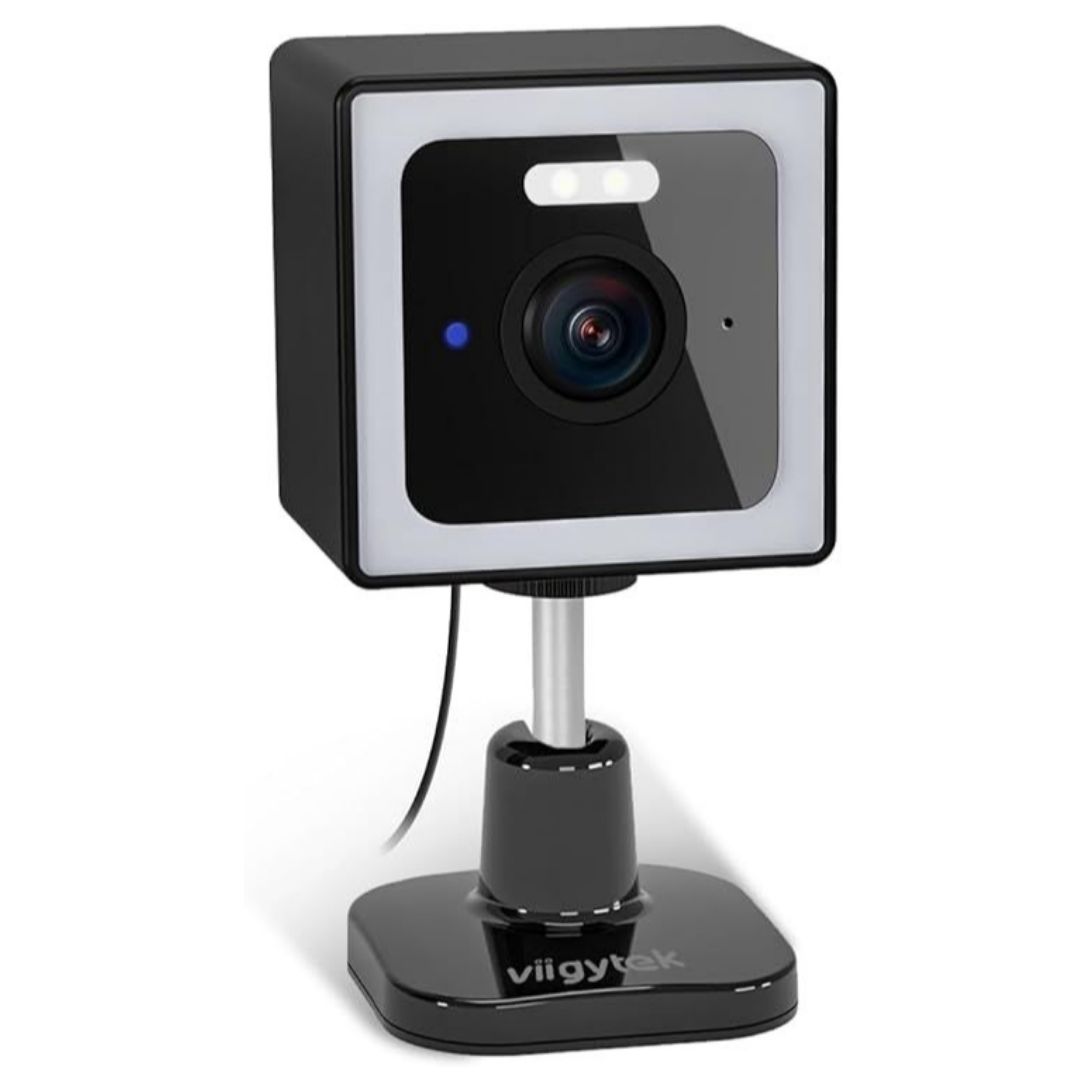 Cámara de seguridad Wifi para interiores y exteriores 2k impermeable hogar o negocios con visión nocturna y a color audio de 2 vías