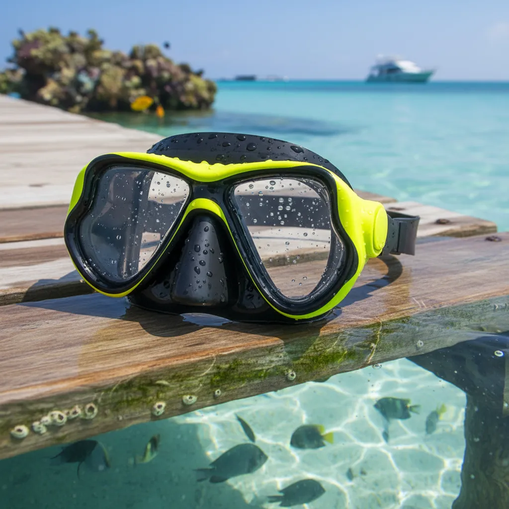 Careta de buceo mascara de srorkel color AMARILLO precio