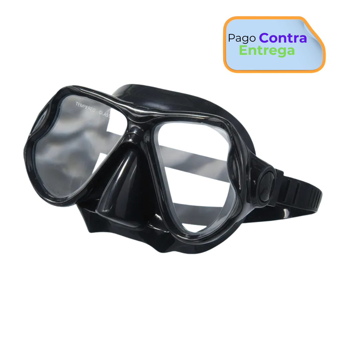 Careta de buceo mascara de srorkel color NEGRO precio