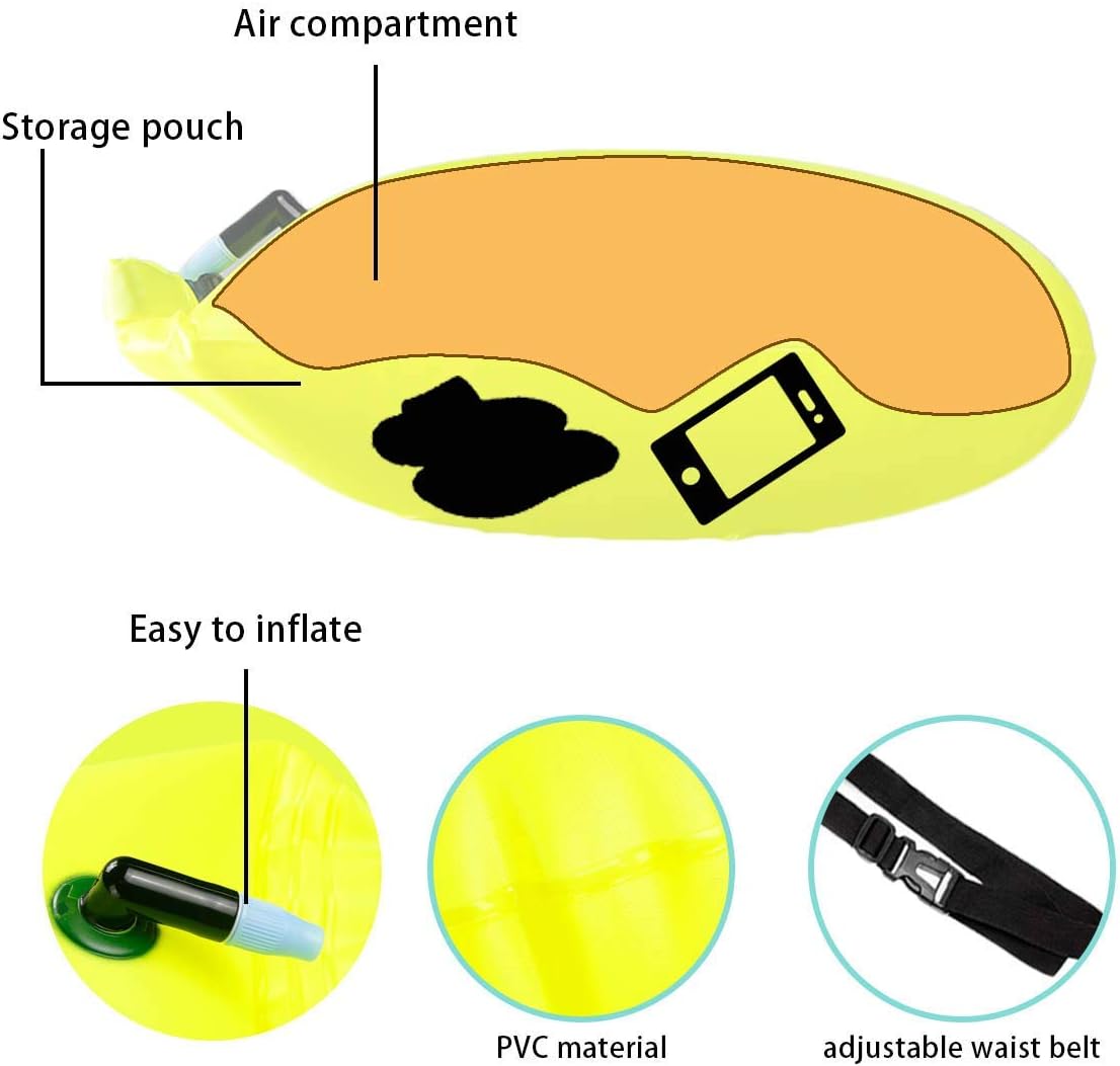 Bolsa impermeable de natacion  Flotador De Seguridad Para Nadar en Piscina boya de buceo para el mar 