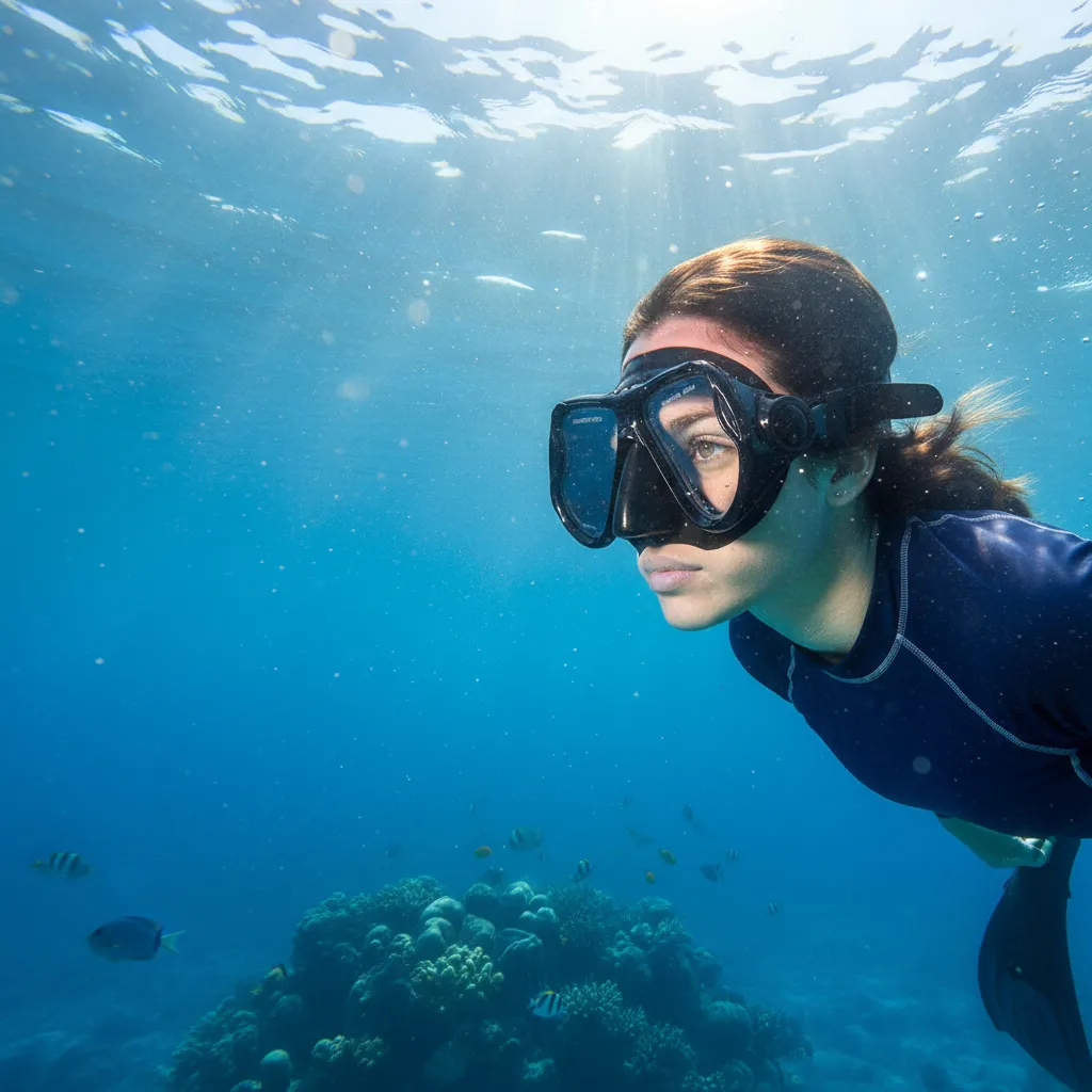 Careta de buceo mascara de srorkel color NEGRO precio