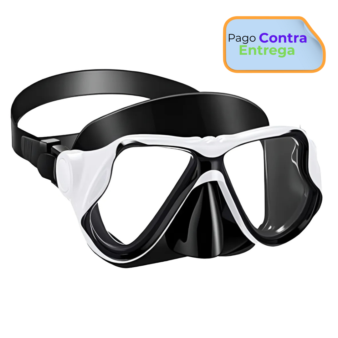 Careta de buceo mascara de srorkel color BLANCO precio