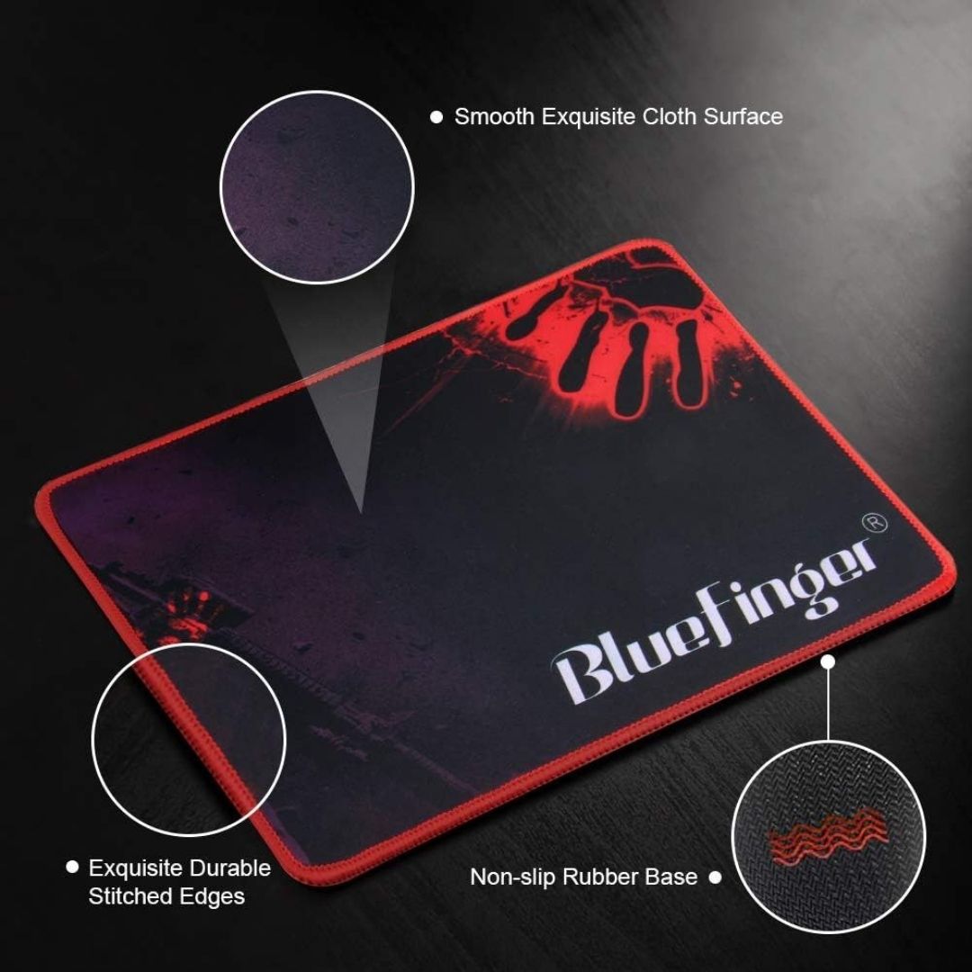 Combo Kit Teclado Y Mouse Gamer Kit Bluefinger Rgb 2000 Dpi