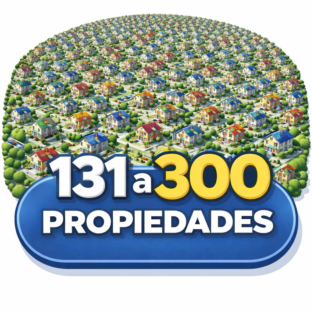 "D" Plan de 131 a 300 propiedades