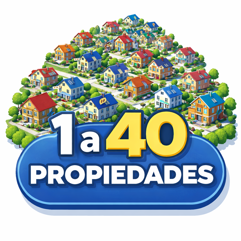 "A" Plan de 1 a 40 propiedades