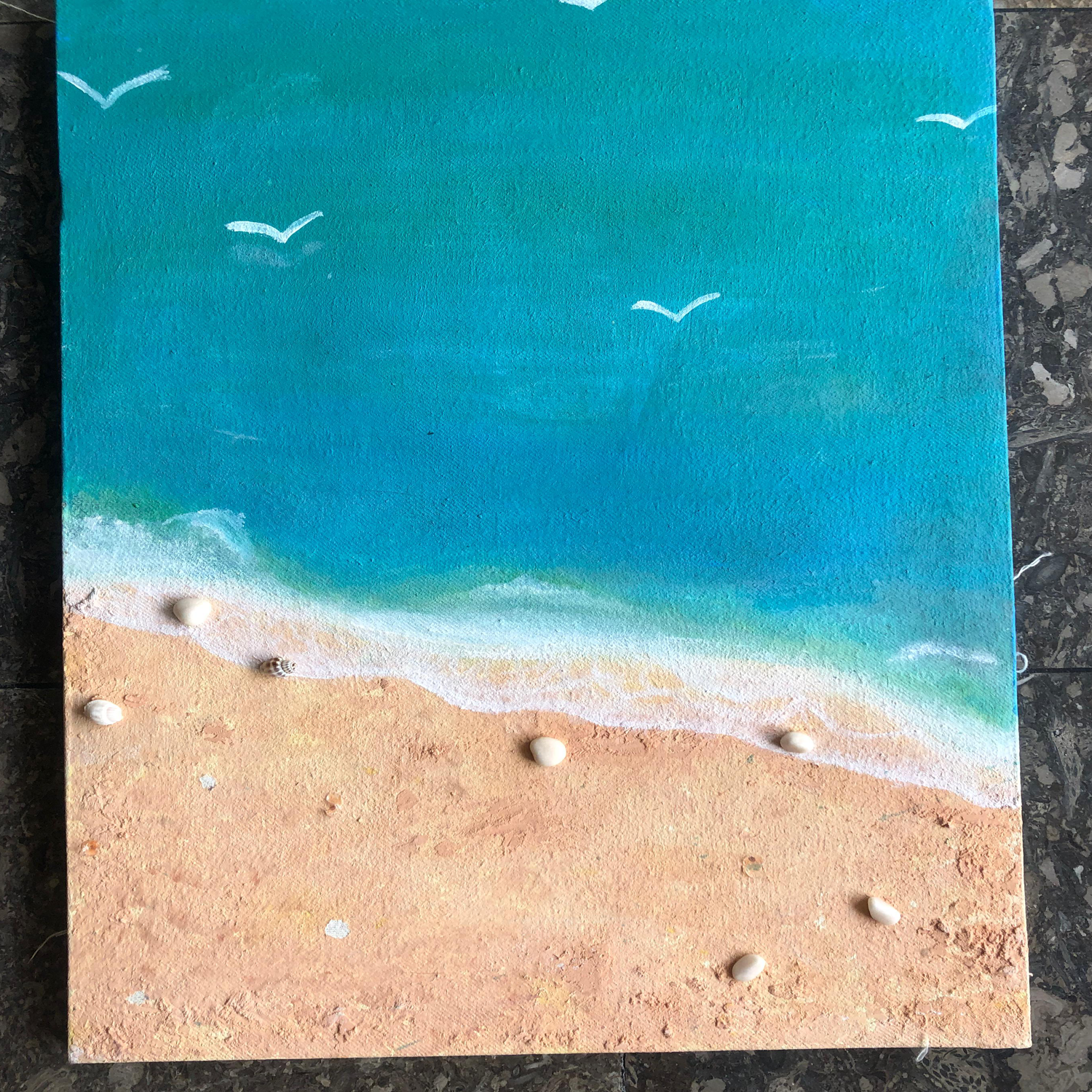Handmade Beach Painting