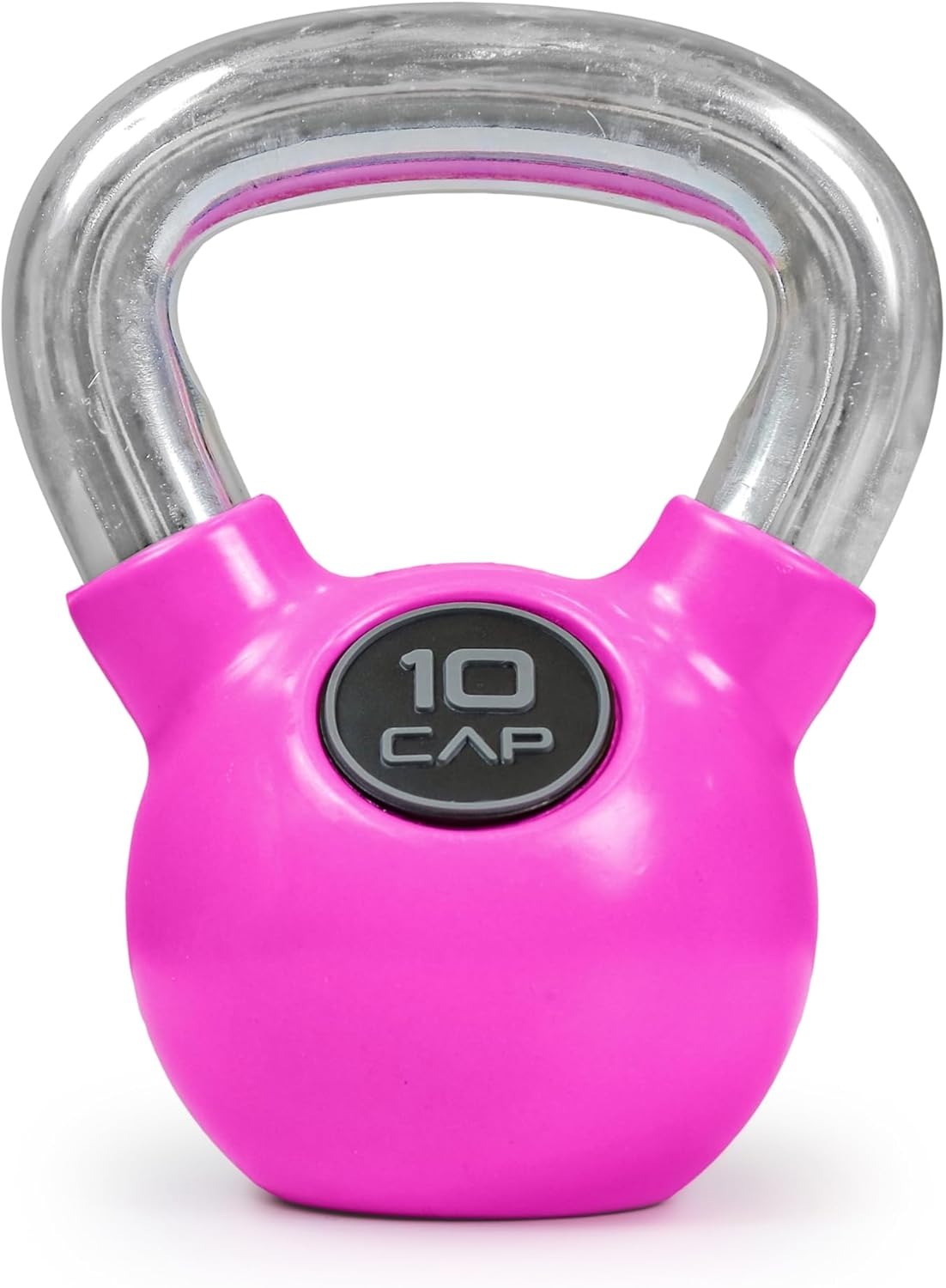 Rubber Color Coated Kettlebell with Chrome Handle