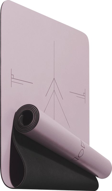 Yoga Mat with Laser Alignment Lines