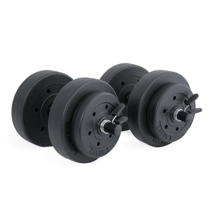 Vinyl Dumbbells - Adjustable