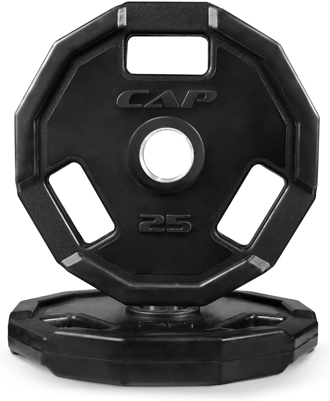 2-inch Olympic Grip Plates - Rubber Decagon