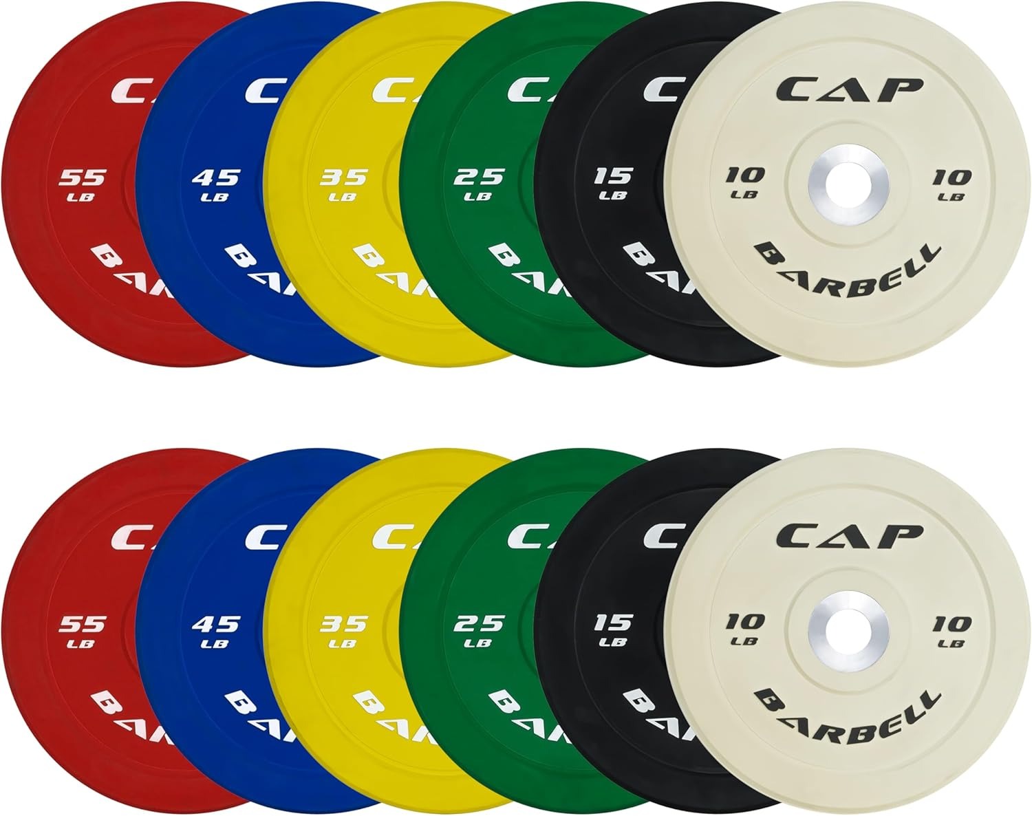 2-inch Competition Olympic Plates -  Rubber