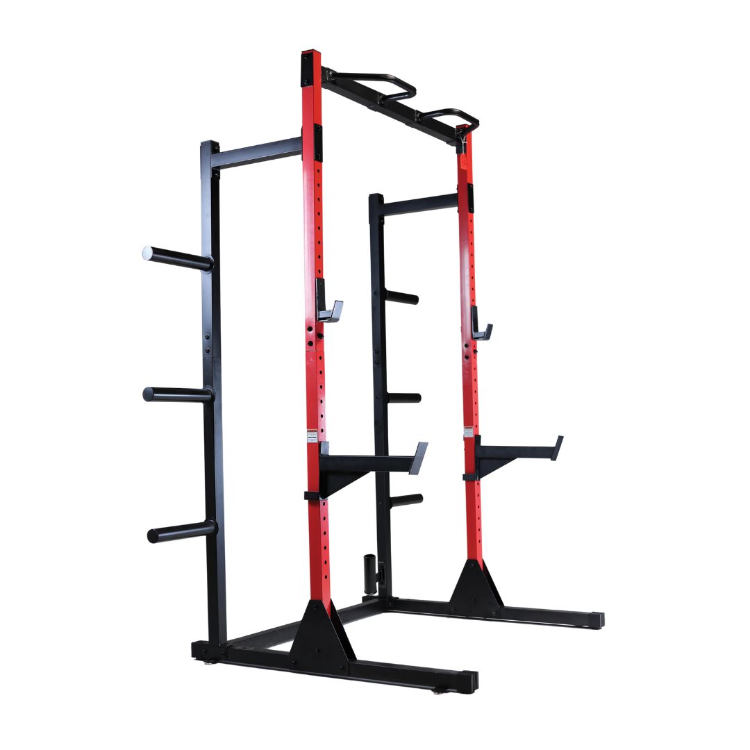 Half Rack Power Station with Plates Holder