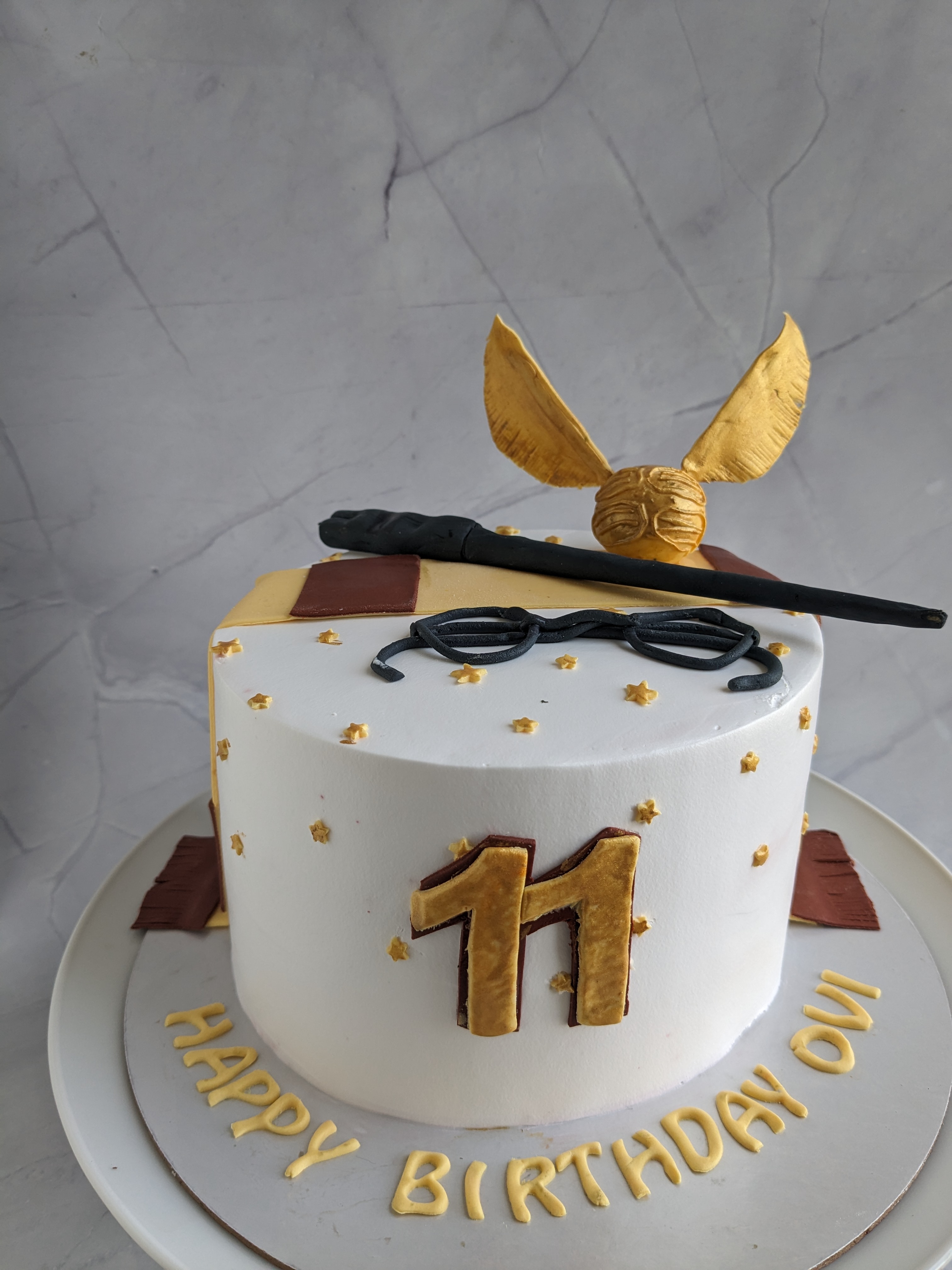 Harry Potter Themed Birthday Cake
