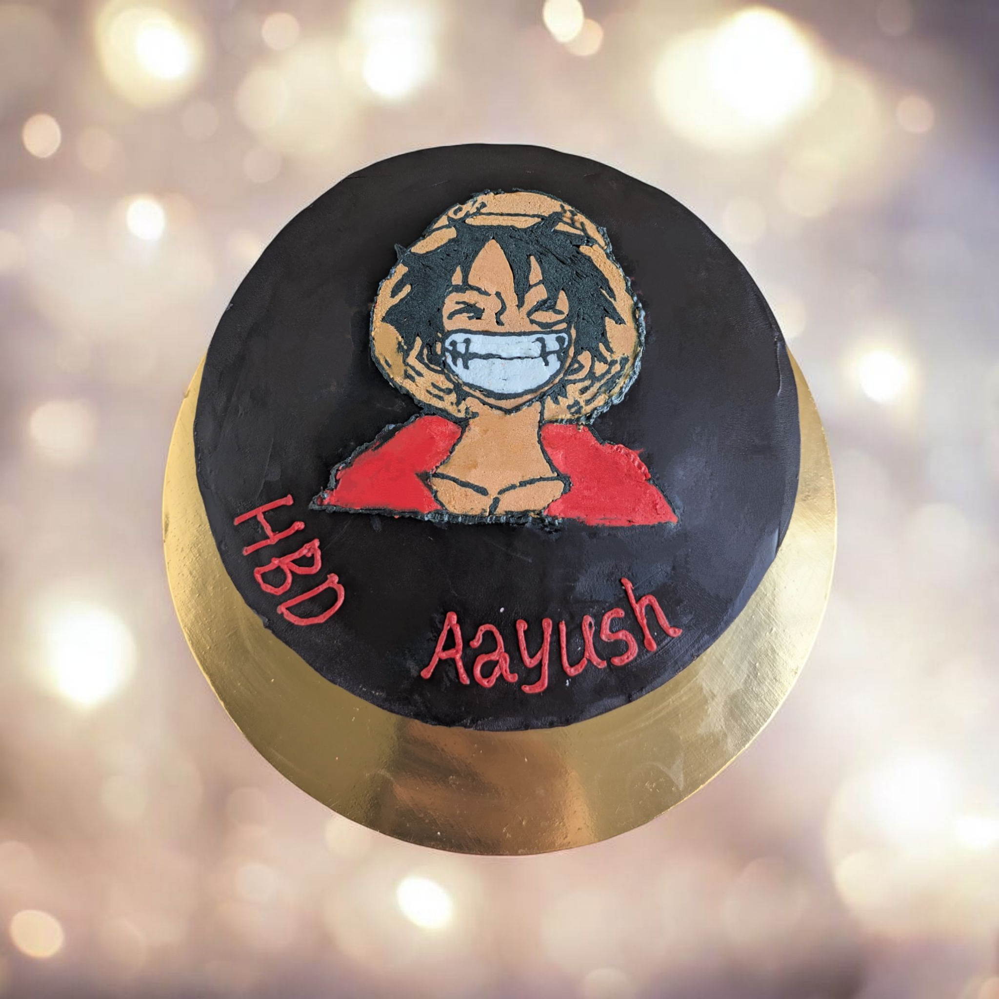 Anime Character Birthday Cake