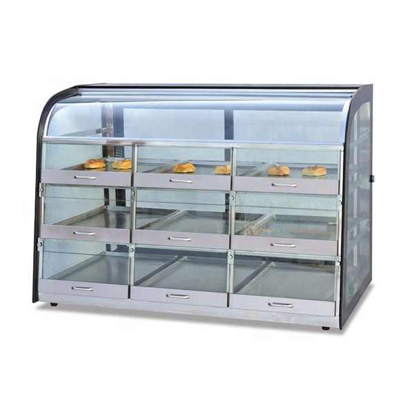 KFC Restaurant Type Hot Display Cabinet Counter