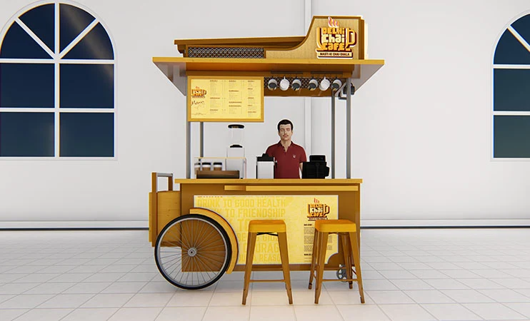 Stainless Steel Food Cart