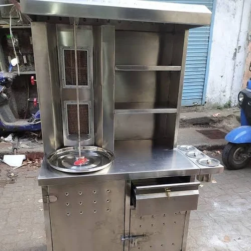 SS Shawarma machine Single Burner