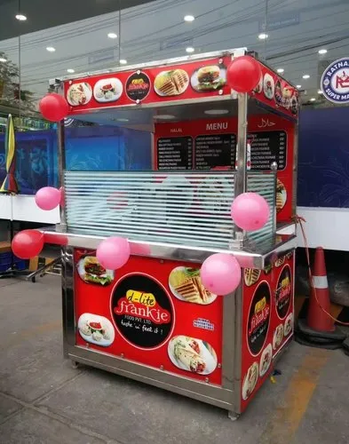 SS Modern Type Tea Counter Cum Tiffins Counter