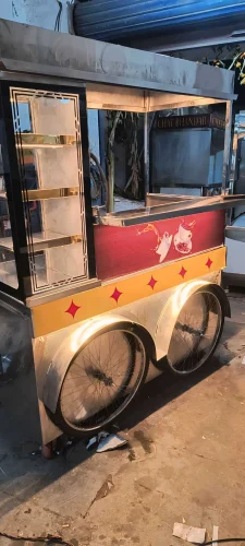 SS Modern Type Tea Counter Cum Tiffins Counter