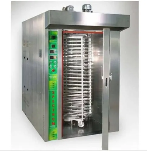 New Model Fully Autometic Mini Baking Rotary Oven with 10 trays trolley 64 bread maker