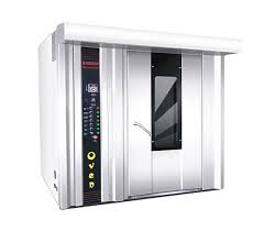 New Model Fully Autometic Mini Baking Rotary Oven with 10 trays trolley 64 bread maker