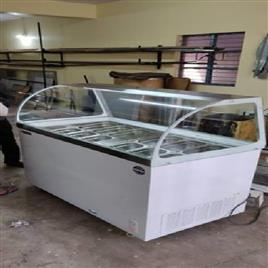 Ss Ice Cream Display Counter