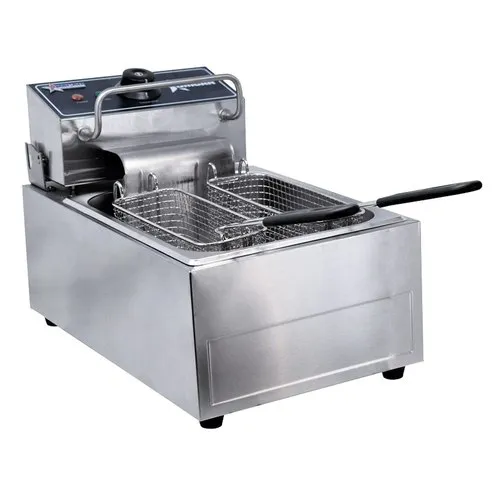 French Fries Work Station with fryer n fryer mixer