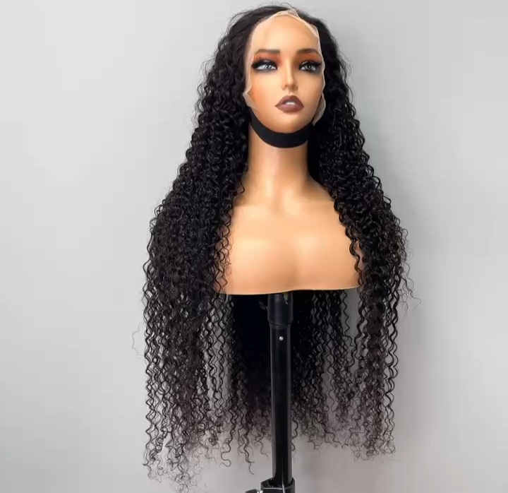 Curly Brazilian Human Hair Lace Front Wig