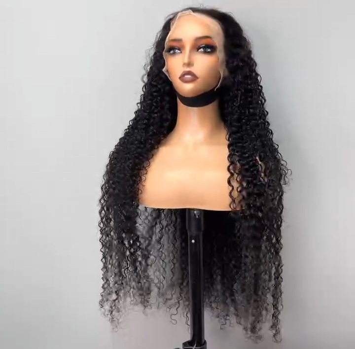Curly Brazilian Human Hair Lace Front Wig
