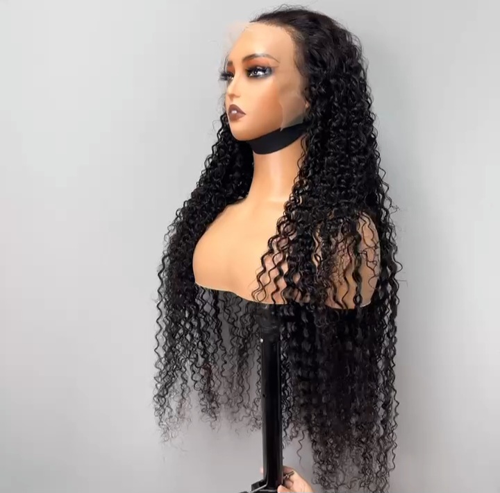 Curly Brazilian Human Hair Lace Front Wig
