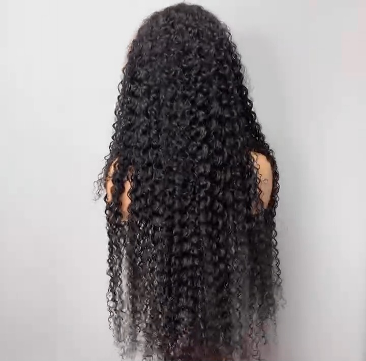 Curly Brazilian Human Hair Lace Front Wig