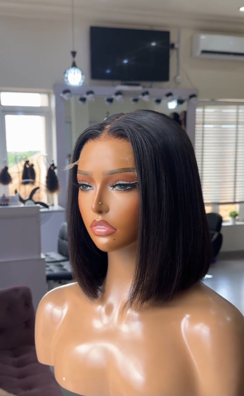 High-Quality Bob Human Hair Lace Front Wig