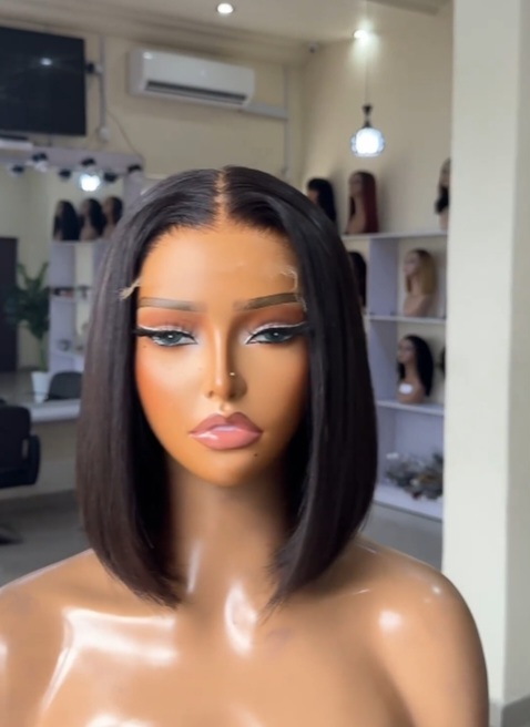 High-Quality Bob Human Hair Lace Front Wig