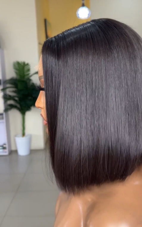 High-Quality Bob Human Hair Lace Front Wig