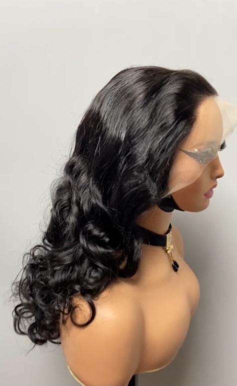 Loose Curl Human Hair Lace Front Wig