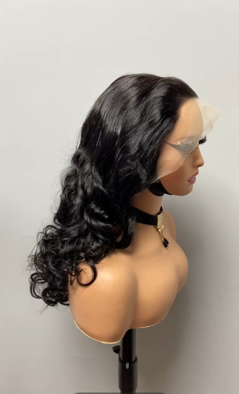 Loose Curl Human Hair Lace Front Wig